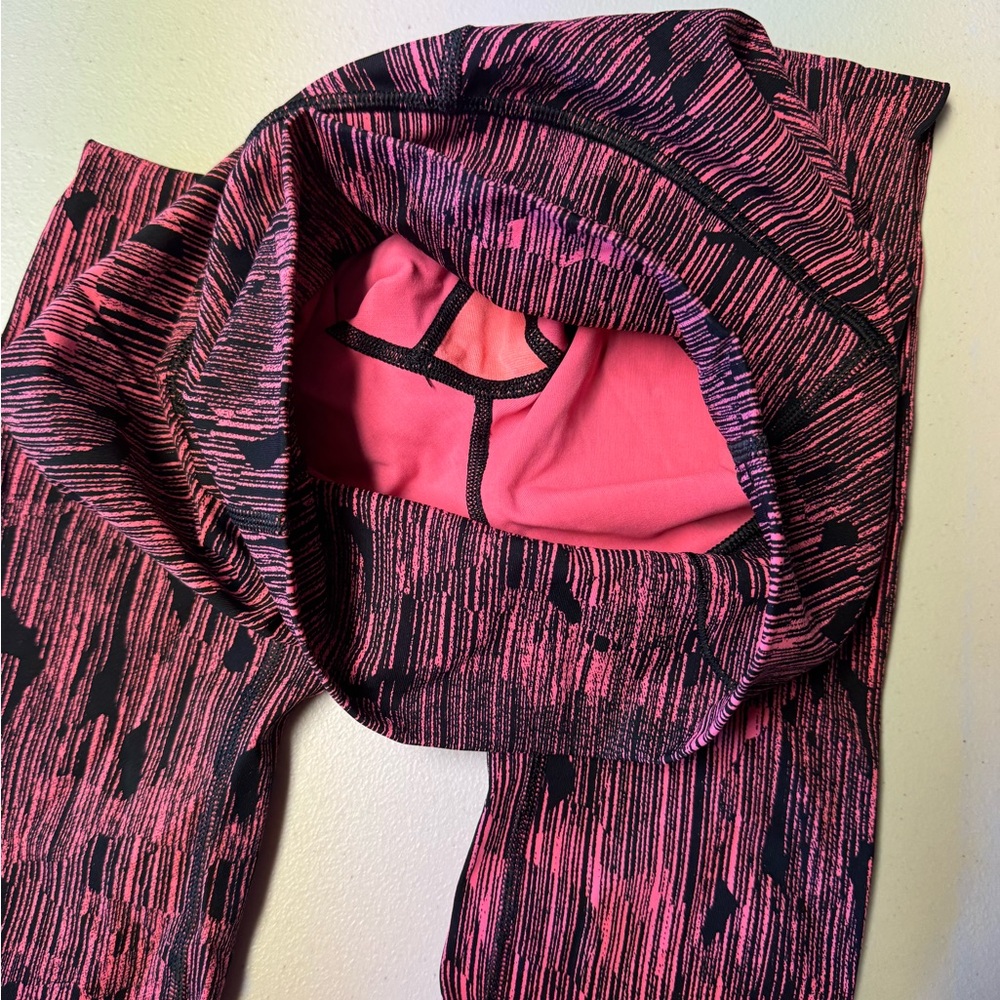 lululemon athletica Pink and Black Space-Dye Leggings size 4 - Picture 5 of 5